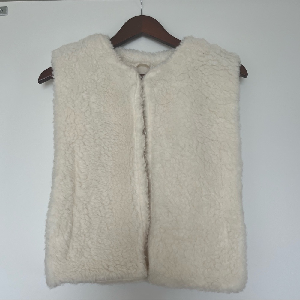 100% Wool Shearling Vest